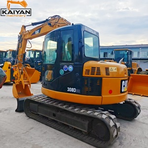 Para excavadora mini japonesa 308D de 8 toneladas, oruga de goma, pulgar hidráulico, acoplador rápido 180, hoja dozer, cucharón de 0.28m de capacidad, 735 - Product Image 2