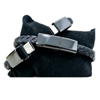 Câble de données USB-C en cuir tressé portable, bracelet de charge tendance