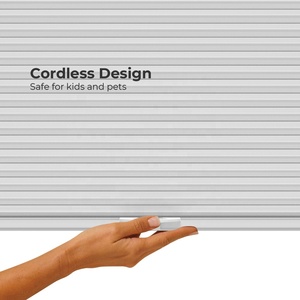 Pas de perceuse nuances cellulaires sans fil stores de fenêtre en nid d'abeille sécurité pour enfants Push up <span class=keywords><strong>accordéon</strong></span> nuances stores assombrissants pour chambre - Product Image 2