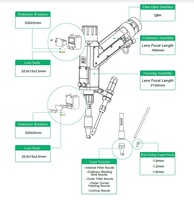 Kit de torche de soudage portable 4 en 1, tête de soudage laser Raytools 3KW, y compris système de contrôle, machine d'alimentation en fil, ensemble complet
