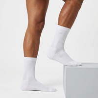 Chaussettes de sport en coton côtelé avec logo brodé jacquard personnalisé par le fabricant, chaussettes de sport ODM OEM pour le streetwear