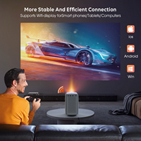 Proyector LED 4K Inteligente Portátil CRE CR32 con WiFi 5G, Altavoces Integrados, Mini Cine en Casa, Android 12, 650 Lúmenes, Estéreo HIFI