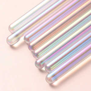 Ensemble de 5 pinceaux à ongles avec manche en cristal, forme ovale, poils de qualité professionnelle, 7, 11, 15, 20, 25 mm, outil de peinture pour manucure, coffret cadeau pour femmes - Product Image 4