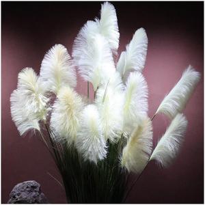 Bouquet de fausses herbes de la Pampa artificielles réalistes, blanches et moelleuses, pour la décoration de la maison, du <span class=keywords><strong>salon</strong></span>, de la table de mariage, style bohème - Product Image 4