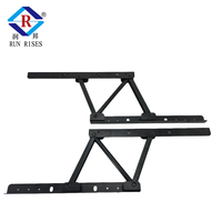 Table basse B08-1 réglable avec mécanisme de levage lisse Métal durable Réglage pratique de la hauteur Meubles d'hôtel réutilisables