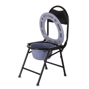 Chaise de toilette pliable et légère XIN EN TE <span class=keywords><strong>My</strong></span>-z06 pour personnes handicapées et personnes âgées, capacité de charge de 100 kg - Product Image 1