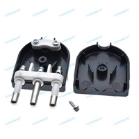 10A/16A Italienischer Stecker zum Anschluss des Netzkabels, Männlicher und Weiblicher Stromstecker, Italienische Dreipolige Konvertierungssteckdose