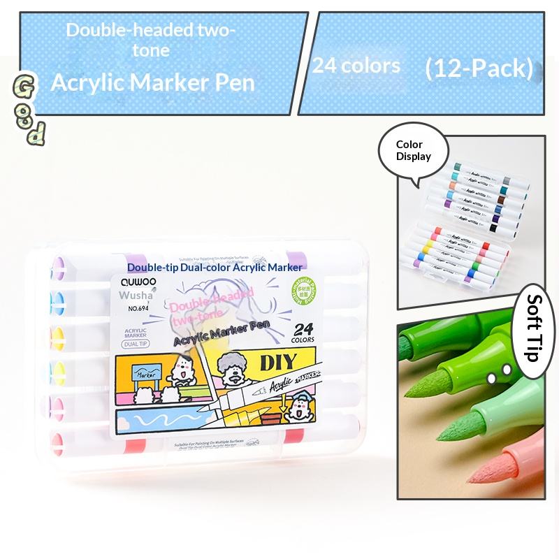 24 colores (12 piezas)