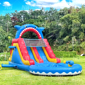 Wet Dry Water Slide Outdoor Indoor Commercial Grade <b>Inflatable</b> With Pool for Kids Adults Backyard Event Water Slide <b>Inflatable</b> W - Product Image 2