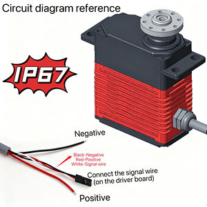 150kg 산업용 로봇 서보 모든 금속 12V 고전압 브러시리스 모터 방수 모터 RC 자동차 보트 무인 항공기 헬리콥터 - Product Image 2