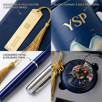 Caja de Papel Rígido de Lujo Personalizable, Contenedor de Cartón Premium con Asa para Empaquetado Corporativo Personalizado al por Mayor