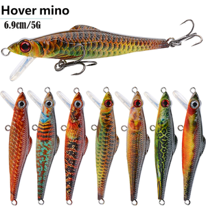 Nuevo Señuelo de Pesca ABS Minnow, Lanzamiento Largo, 6.9cm/5G, Impresión Térmica UV Resistente, Pintura Anti-Caída - Product Image 2