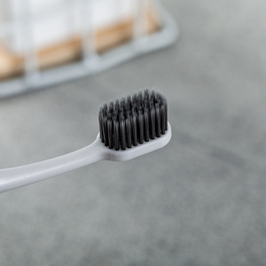 BANNER Soft Bristle Toothbrush Adult Manual Toothbrush For Home Use With Charcoal Cleaning And <b>Gum</b> Care - Product Image 3