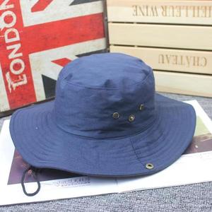 Sombrero de Pescador de Lona de Algodón con Ala Ancha, Unisex, para Verano, Protección Solar al Aire Libre - Product Image 3