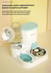 Evcil Hayvan Ürünleri Düz Desenli Plastik Evcil Hayvan Malzemeleri Kedi ve Köpek Su Sebili ve Kedi Mama Kabı - Product Image 4