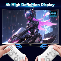 Console de jeux vidéo Topleo 4K avec manette sans fil 2.4G, console de jeux rétro Android classique