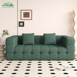 Sofa Ruang Tamu Modern Wayon dengan Desain Klasik, Dudukan Dalam Berlapis, Cocok untuk Apartemen - Product Image 2