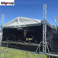 Escenario Portátil Modular Desmontable de Aluminio con Patas de Altura Ajustable y Capacidad de Carga de 500 kg para Eventos Corporativos