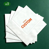 Servilletas de Cóctel Personalizadas con Logotipo Impreso, de Pulpa de Madera Virgen, VVG OEM ODM, para Restaurante, Cafetería, Boda, Evento de Marca