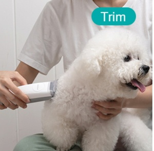 Kit de toilettage pour animaux 5 en 1 à faible bruit, peignes en silicone pour l'élimination des poils et le nettoyage, pour chats et chiens, alimentation par charge, écologique - Product Image 4