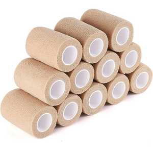 ضمادة طبية لاصقة مخصصة من القماش غير المنسوج، مقاومة للماء وقابلة للتنفس، ضمادات مرنة ذاتية اللصق للضغط ورعاية الجروح والرياضة - Product Image 4