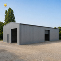 Entrepôt en structure légère en acier durable, assemblage rapide, atelier préfabriqué en métal, garage de stockage, bâtiment industriel