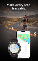Nouvelle montre connectée modèle HT53 avec GPS, étanche 3ATM, batterie 650mAh, écran 1,46 pouces, suivi sportif, surveillance de la santé, appels Bluetooth, pour hommes, ODM