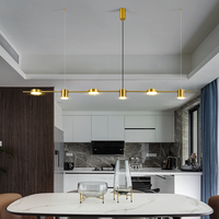Lustre Led suspendu au design moderne, éclairage d'intérieur, intensité d'éclairage réglable, idéal pour un salon, une salle à manger ou une cuisine, modèle