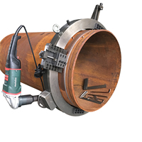 Machine à chanfreiner les tuyaux électrique, outil portable pour la préparation et le rainurage des extrémités de tubes
