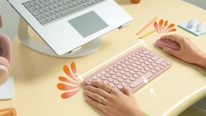 Original <span class=keywords><strong>Logitech</strong></span> Pebble 2 Combo inalámbrico Combos Wireless <span class=keywords><strong>Keyboard</strong></span> <span class=keywords><strong>Mouse</strong></span> Set para Windows 2,4 GHz Wireless Compact <span class=keywords><strong>Mouse</strong></span> - Product Image 4