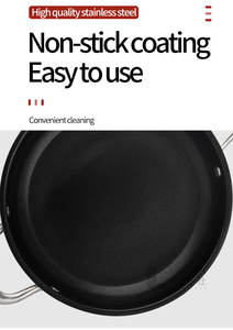 Poêles à frire LECOS en gros pour muffins et crêpes, en acier inoxydable antiadhésif, compatibles induction, avec poignées anti-chaleur, en vrac - Product Image 6