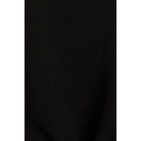 Robe midi décontractée en polyester tricoté, col en V, sans manches, avec détail ceinture en cuir, coupe trapèze, pour l'automne