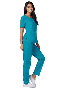 2024 gran oferta antiarrugas lavable tela suave enfermera Scrub Hospital personalizado Scrubs mujeres médico enfermería conjunto - Product Image 5