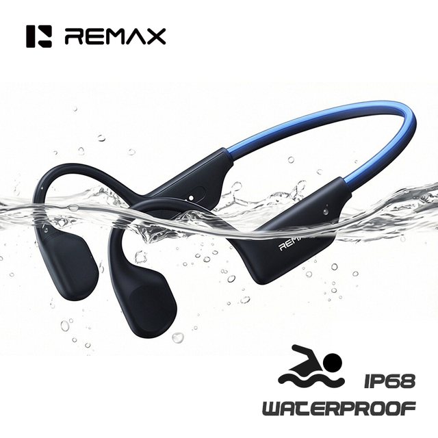 REMAX RB-S11R IP68 Swimming Bone Conduction Headphones Built-in 4G Memory Bluetooth 6.0 Open Ear Headphones for Running Cycling