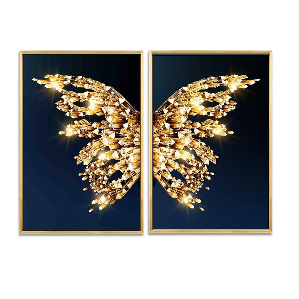 Abstract Butterfly Painting Wall Art Painting Poster Living Room Home Decoration Luxury Home Decor Paintings For Sale