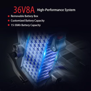 Vélo de montagne 250w 36v à suspension double disque, 7 vitesses, pièces détachées très demandées - Product Image 4
