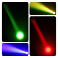 Projecteur LED Dimmable Sonore Pknight 60W DMX512 RGBW IP65 en Cuivre FB4 avec Prise Universelle pour Scène, Mariages et Événements