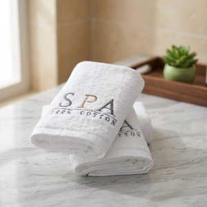 Wholesale Luxury Hotel <b>Towels</b> <b>Set</b> 100% Egyptian Cotton Square Plaid Quick-Dry Woven Adult Home Use - Product Image 3