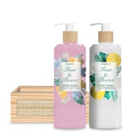 En vrac femmes enfants ury avec parfum de fruits exfoliant bio Spa clair aloès huile essentielle lavage des mains savon Lotion Gallon