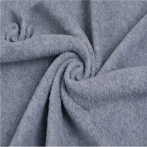 High Quality Solid Fabric 100% Polyester Recycled Fabric Soft Thick Spun Polyester Fabric Suitable For Clothing