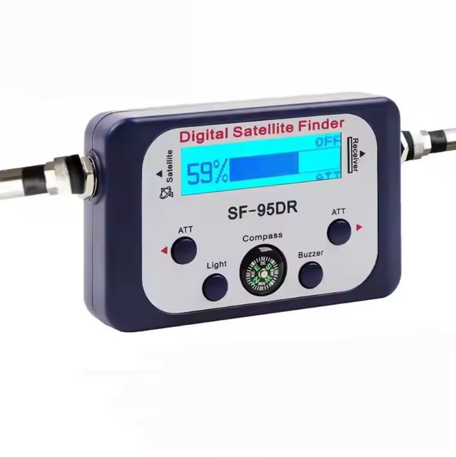 Signal Detector TV SF-95DR Digital Satellite Finder Meter with Compass for Dish Network