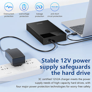 Custodia per disco rigido portatile in plastica SATA USB3.0 USB 3.0 USB C 2.5 3.5 pollici HDD custodia custodia supporto UASP per PC portatile - Product Image 5