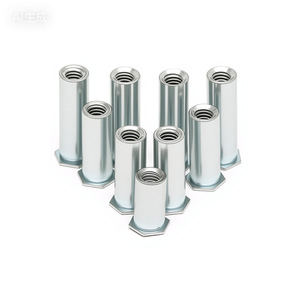 Insertos de Rosca Métrica M3 M4 M5 M6, Tuercas de Acero al Carbono Zincado para la Industria de la Construcción - Product Image 2