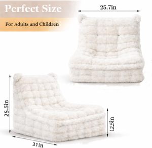 Sillón Puff Moderno Personalizado para Sala de Estar o Dormitorio, Sofá de Espuma, Empaquetado al Vacío, Comprimido, Sin Estructura - Product Image 4