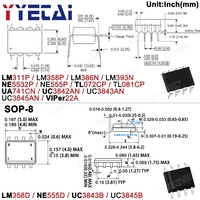 10 PCS TL072 CD4017 LM386 TL494 LM393 NE5532 LM358 74HC595 NE555 L293D Circuito Integrado IC Chip Temporizador Controlador de Motor DIP