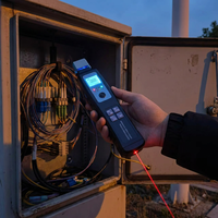 Identificateur de défauts de fibre optique portable tout-en-un avec VFL OPM 10mW -70dBm, testeur de câble réseau avec écran pour l'installation FTTH