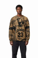 Cardigan tricoté personnalisé à fermeture éclair, motif graphique de basket-ball de New York, veste à col, broderie 3D, style sportif, OEM ODM