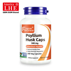 Complément alimentaire Shecome Psyllium Husk, soutien pour la santé digestive et les prébiotiques pour adultes, 200 capsules de Psyllium Husk - Product Image 4