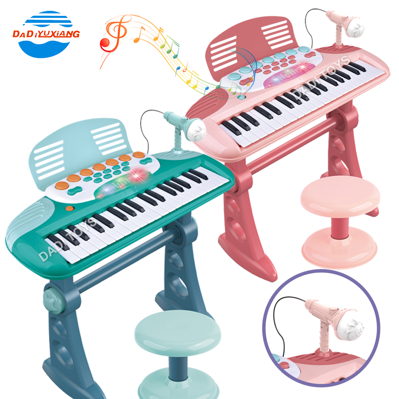Музыкальный инструмент детское пианино микрофон MP3 электрическая музыкальная клавиатура пианино 37 клавиш пианино для детей