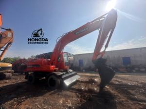 Excavadora de segunda mano Doosan con componente de motor de núcleo, excavadora de ruedas con motor Doosan de - Product Image 3